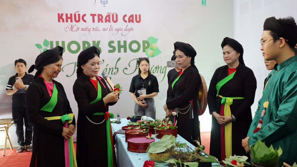 “Khúc trầu cau” đưa văn hóa truyền thống đến gần sinh viên - ảnh 2
