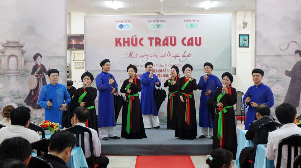 “Khúc trầu cau” đưa văn hóa truyền thống đến gần sinh viên - ảnh 1