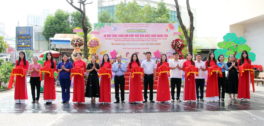 Ra mắt công trình sân khấu biểu diễn nghệ thuật ngoài trời - ảnh 1