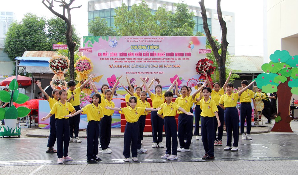 Ra mắt công trình sân khấu biểu diễn nghệ thuật ngoài trời - ảnh 4