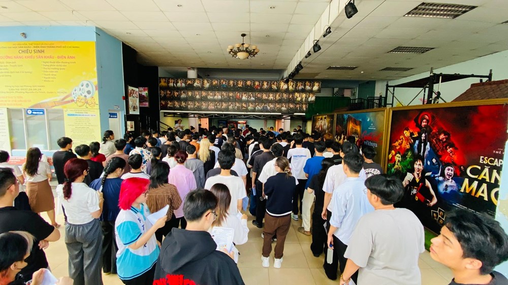 Hơn 700 thí sinh thi năng khiếu vào Trường ĐH Sân khấu - Điện ảnh TP.HCM - ảnh 8