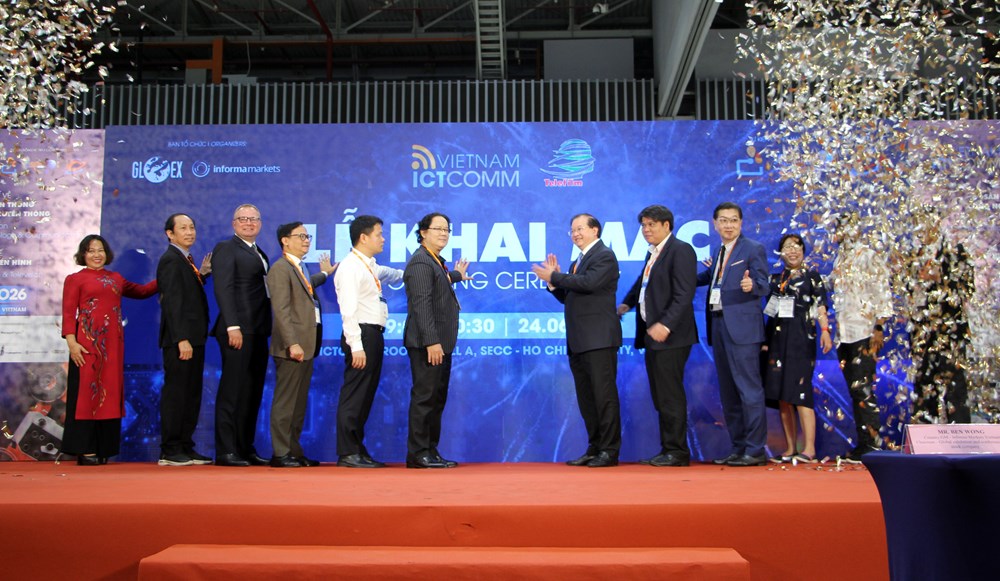 Khai mạc Vietnam ICTCOMM và Telefilm Vietnam 2026 - ảnh 1