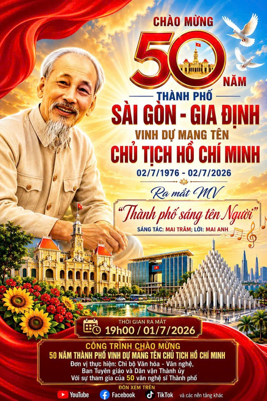 Hơn 50 văn nghệ sĩ góp mặt trong MV “Thành phố sáng tên Người“ - ảnh 1