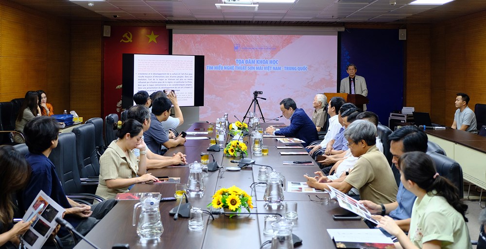 Triển lãm nghệ thuật sơn mài quốc tế thúc đẩy giao lưu Việt Nam - Trung Quốc - ảnh 1