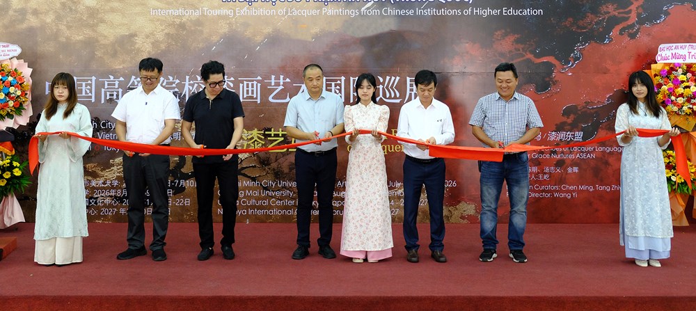 Triển lãm nghệ thuật sơn mài quốc tế thúc đẩy giao lưu Việt Nam - Trung Quốc - ảnh 2
