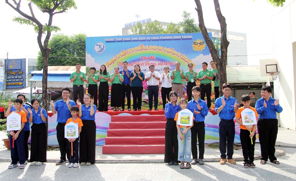 Hơn 140 thiếu nhi tham gia Trại hè “Thiếu nhi Bình Trưng - Vui hè bổ ích” - ảnh 2