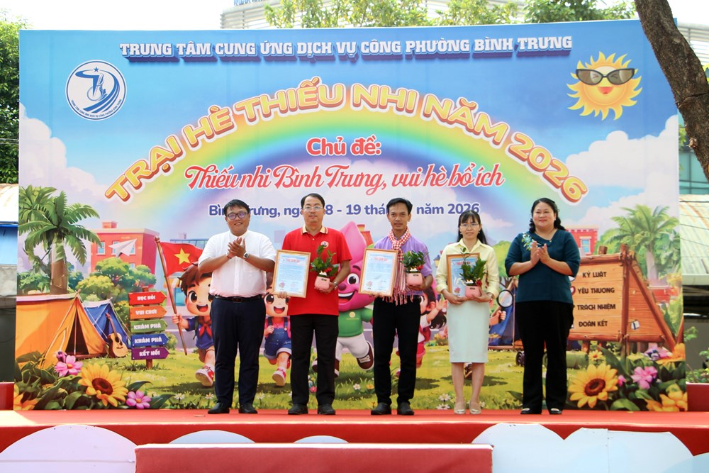 Hơn 140 thiếu nhi tham gia Trại hè “Thiếu nhi Bình Trưng - Vui hè bổ ích” - ảnh 3