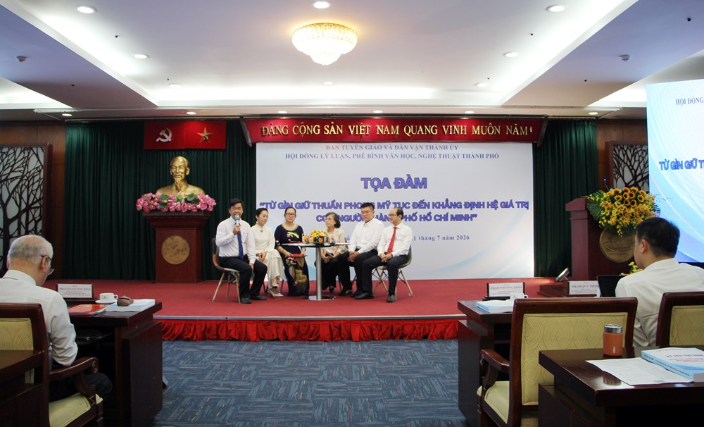 Từ giữ gìn thuần phong mỹ tục đến xây dựng hệ giá trị con người TP.HCM - ảnh 1
