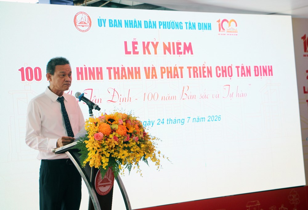 Chợ Tân Định kỷ niệm 100 năm hình thành và phát triển - ảnh 2