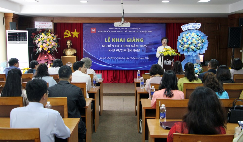 Khai giảng nghiên cứu sinh năm 2025 khu vực miền Nam - ảnh 1