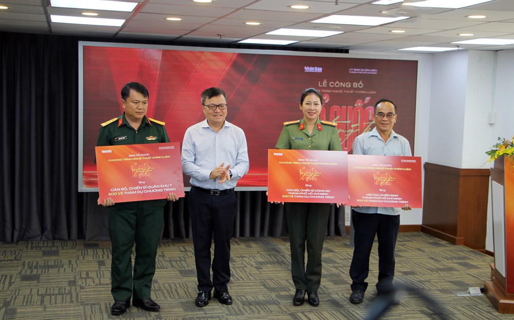 Chương trình nghệ thuật “Tổ quốc trong tim” trở lại với quy mô lớn tại TP.HCM - ảnh 1