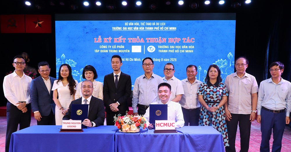 Trường ĐH Văn hóa TP.HCM và Trung Nguyên Legend hợp tác phát triển di sản cà phê - ảnh 1