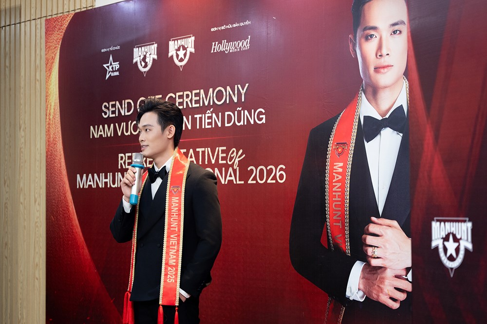 Trần Tiến Dũng đại diện Việt Nam thi Manhunt International 2026 - ảnh 2