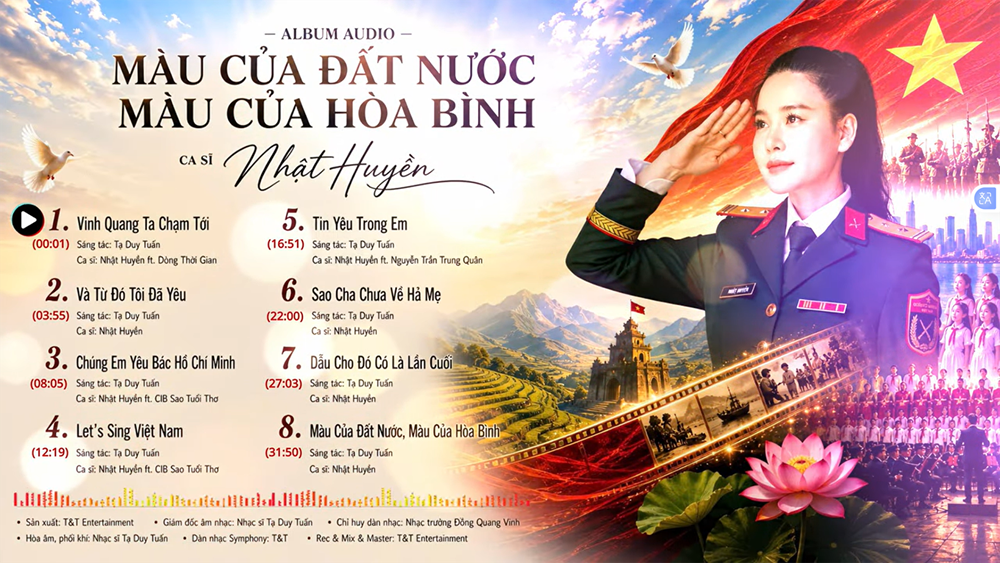 Nhật Huyền đưa “Màu của Đất nước - Màu của Hòa bình” lên nền tảng số - ảnh 1