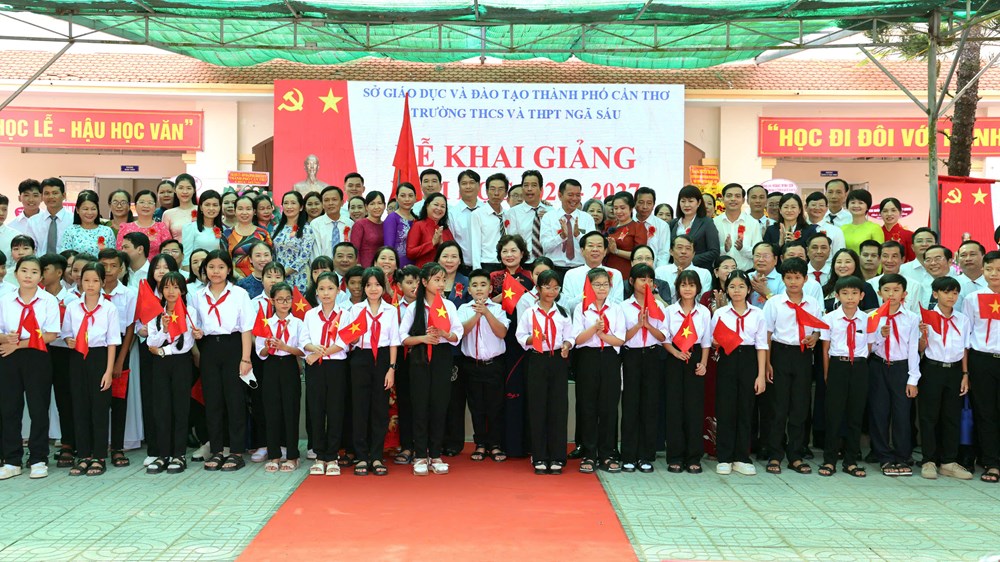 Cần Thơ bước vào năm học mới với hơn 400 cơ sở giáo dục sau sắp xếp - ảnh 4