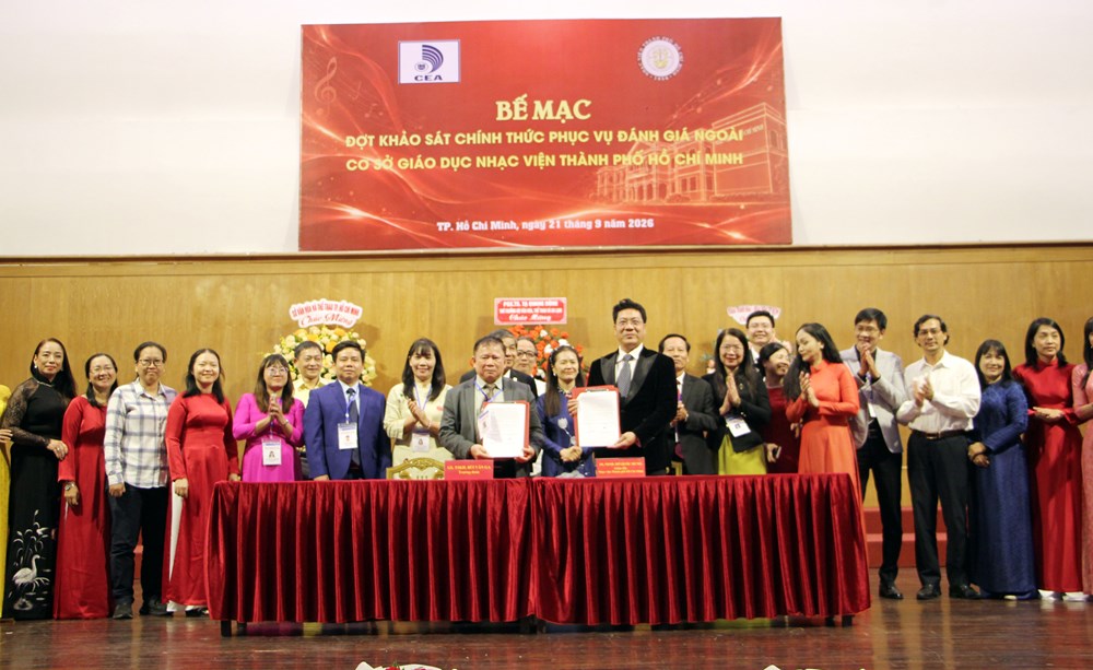 Nhạc viện TP.HCM hoàn thành đợt khảo sát đánh giá ngoài - ảnh 5