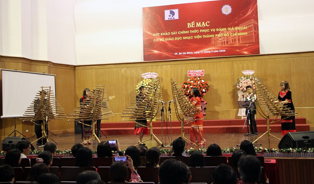 Nhạc viện TP.HCM hoàn thành đợt khảo sát đánh giá ngoài - ảnh 3