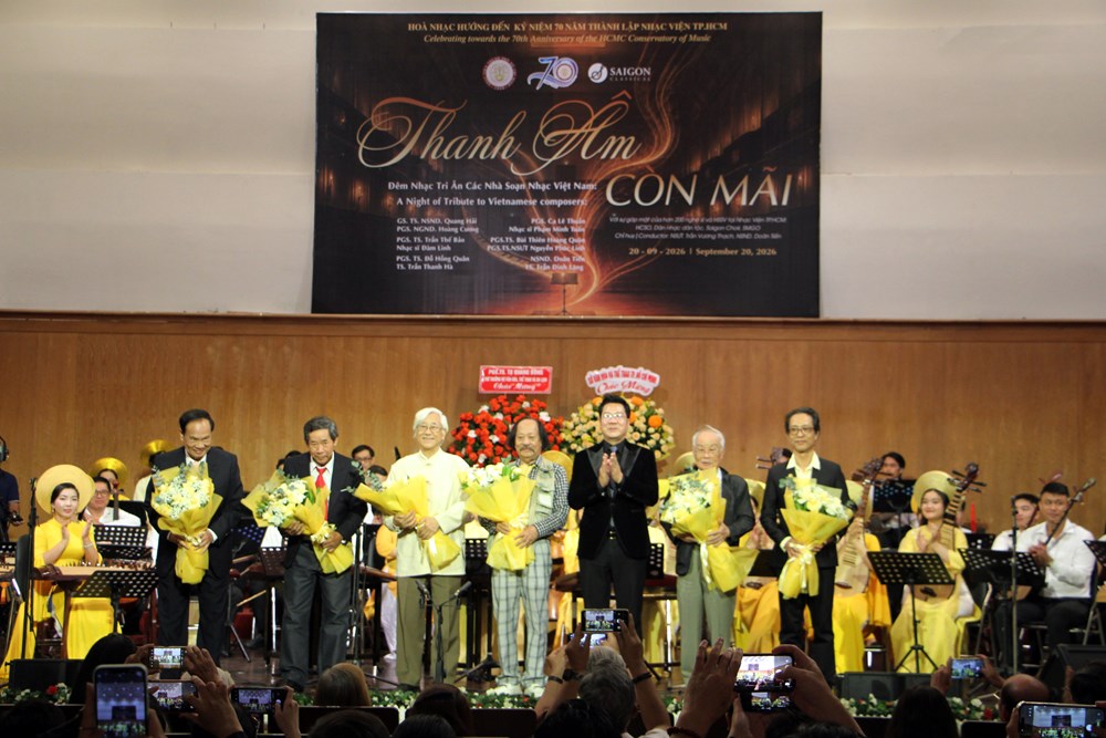 “Thanh âm còn mãi”: Đêm nhạc tri ân các nhà soạn nhạc Việt Nam - ảnh 2