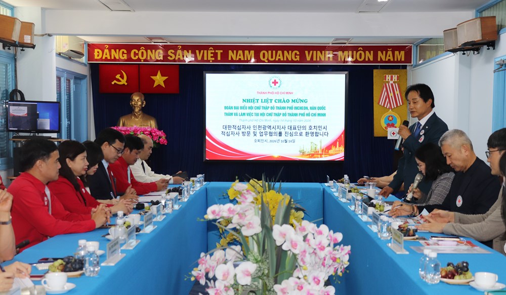 Hội Chữ thập đỏ TP.HCM hợp tác nhân đạo với Incheon, Hàn Quốc - ảnh 2