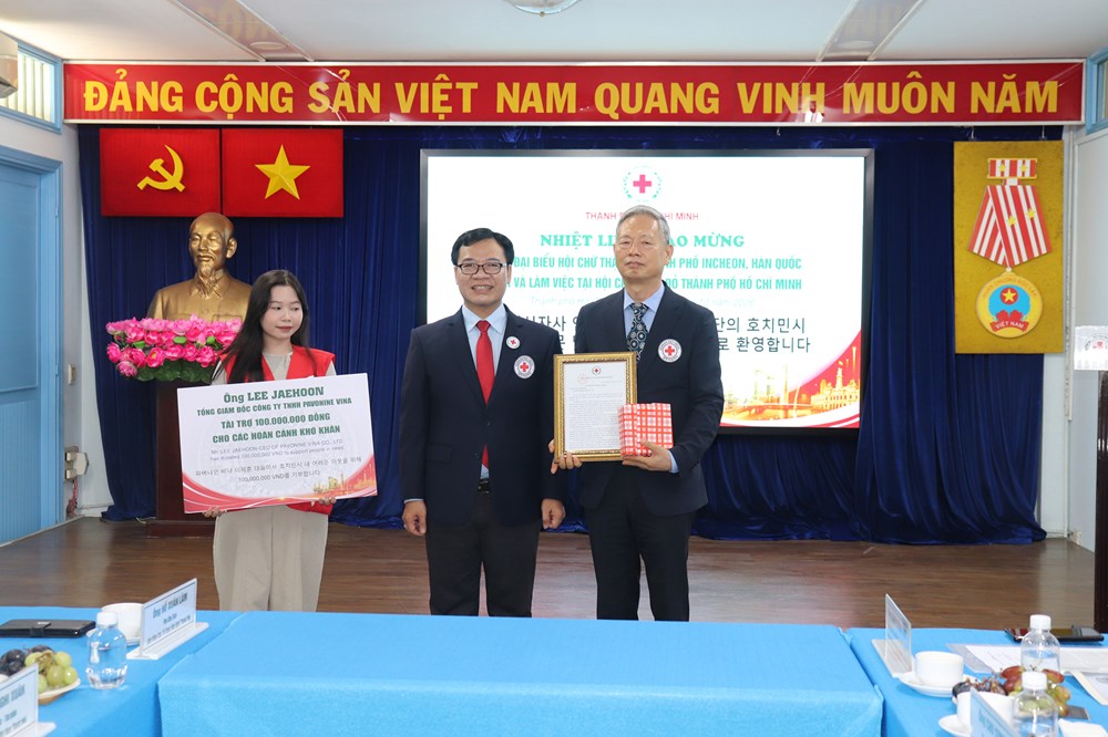 Hội Chữ thập đỏ TP.HCM hợp tác nhân đạo với Incheon, Hàn Quốc - ảnh 3