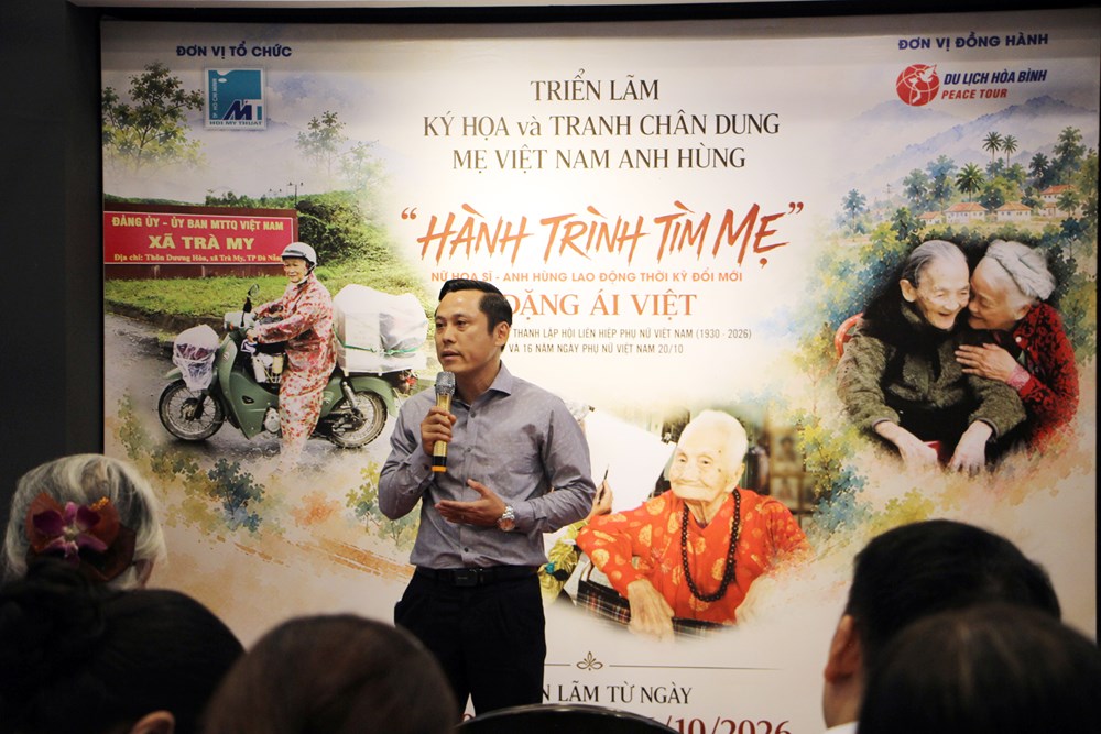 Triển lãm 153 tác phẩm về Mẹ Việt Nam Anh hùng của họa sĩ Đặng Ái Việt - ảnh 5