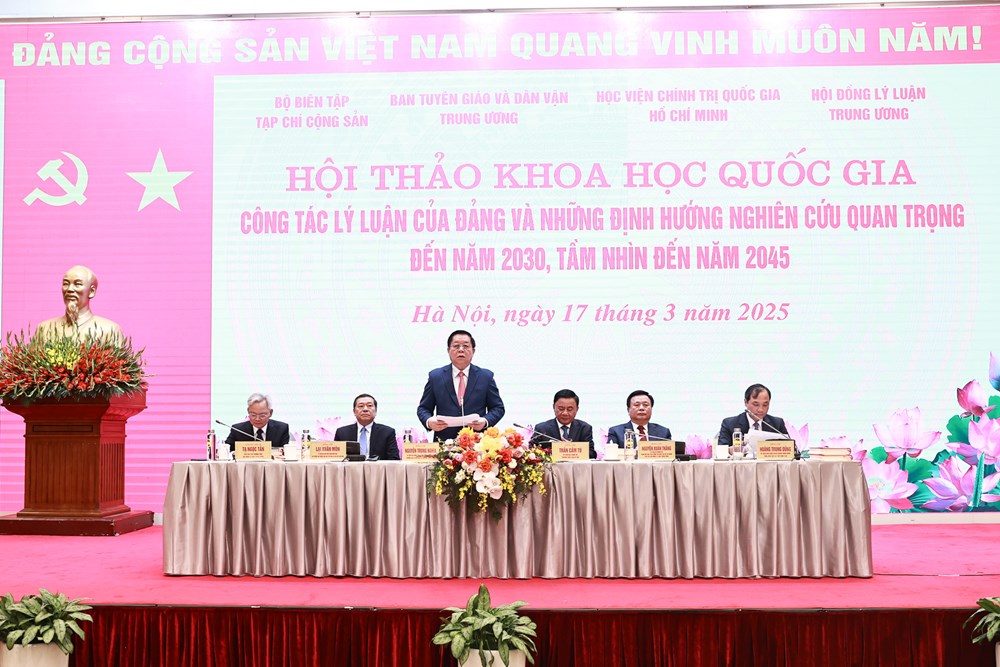 Hội thảo quốc gia về công tác lý luận của Đảng - ảnh 1