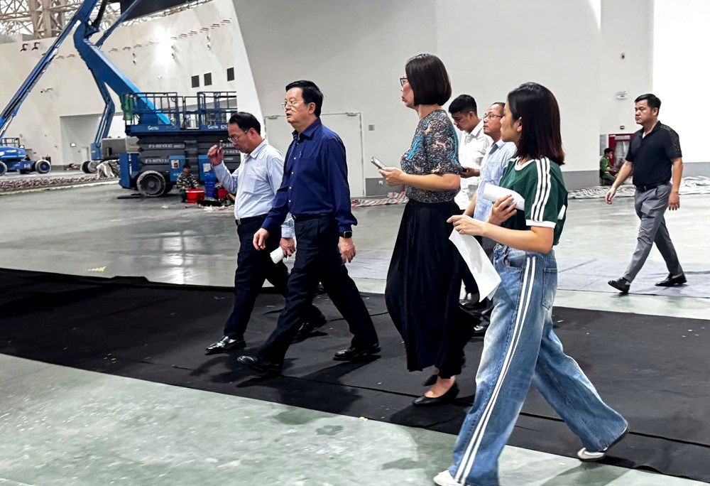 Đẩy nhanh tiến độ thi công Triển lãm, hoàn thành trước ngày 15.8 - ảnh 5