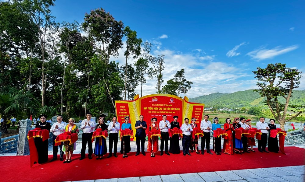 Khánh thành Nhà tưởng niệm Chủ tịch Tôn Đức Thắng tại Tuyên Quang - ảnh 3