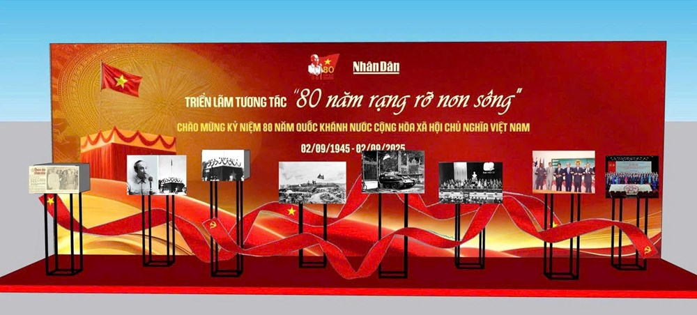 Triển lãm tương tác “80 năm Rạng rỡ non sông - Con đường Độc lập” - ảnh 2
