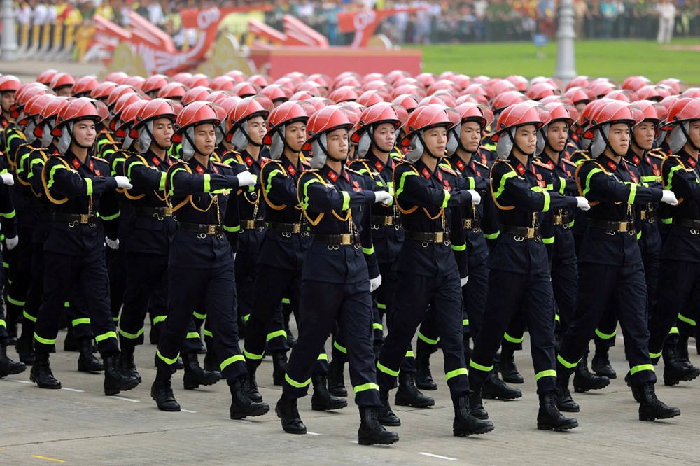 Khí phách người chiến sĩ Công an nhân dân trong bản hùng ca diễu binh - ảnh 11