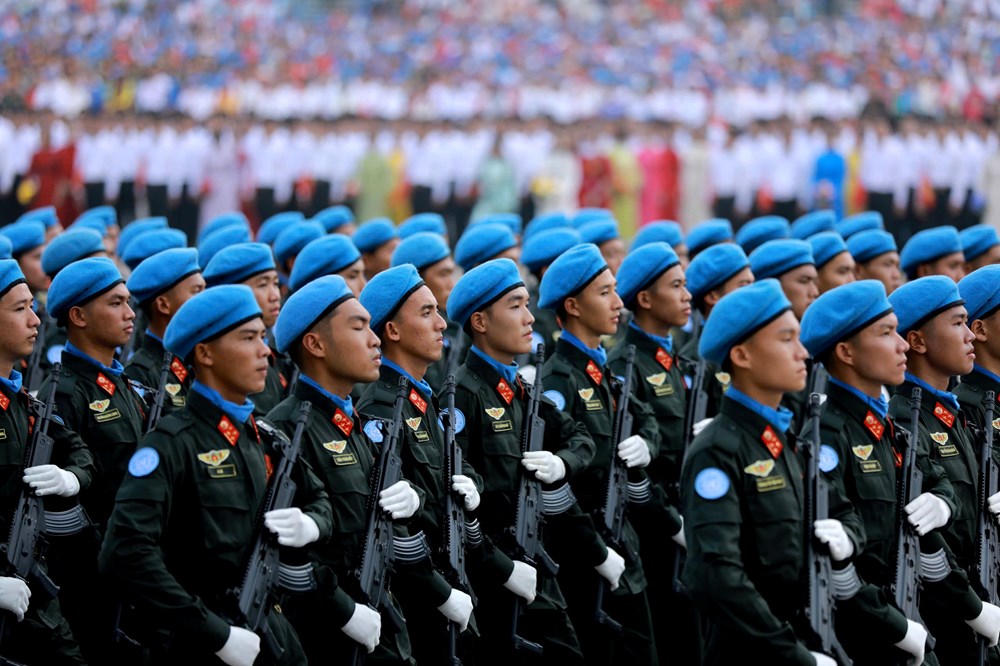 Khí phách người chiến sĩ Công an nhân dân trong bản hùng ca diễu binh - ảnh 16