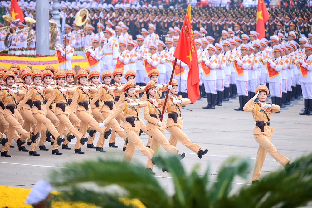 Khí phách người chiến sĩ Công an nhân dân trong bản hùng ca diễu binh - ảnh 9