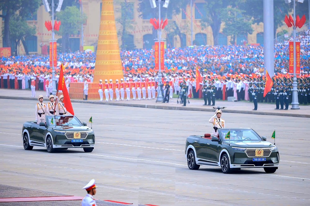 Khí phách người chiến sĩ Công an nhân dân trong bản hùng ca diễu binh - ảnh 1