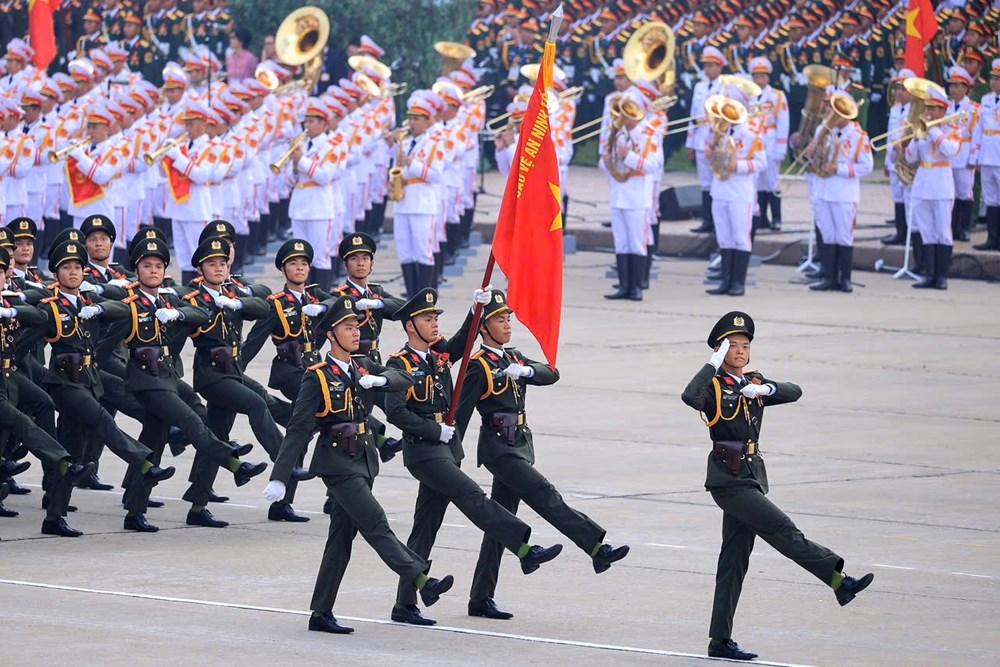 Khí phách người chiến sĩ Công an nhân dân trong bản hùng ca diễu binh - ảnh 2