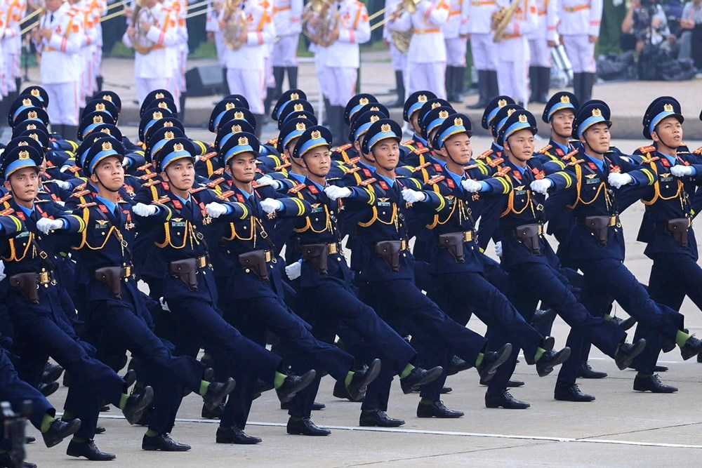 Khí phách người chiến sĩ Công an nhân dân trong bản hùng ca diễu binh - ảnh 7