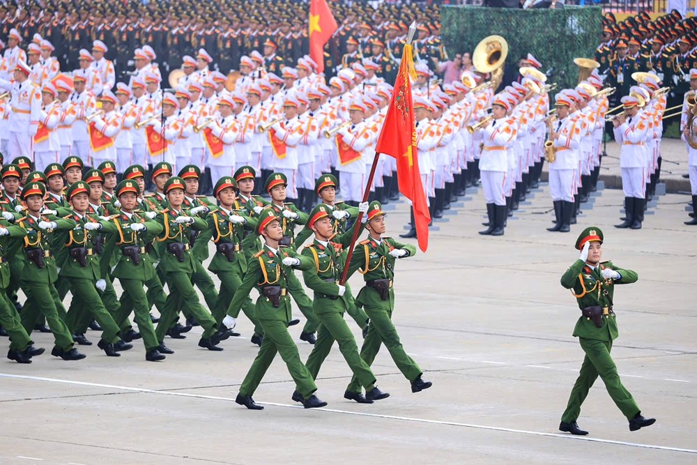 Khí phách người chiến sĩ Công an nhân dân trong bản hùng ca diễu binh - ảnh 3
