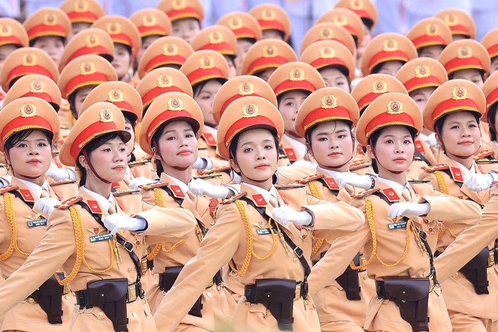 Khí phách người chiến sĩ Công an nhân dân trong bản hùng ca diễu binh - ảnh 8