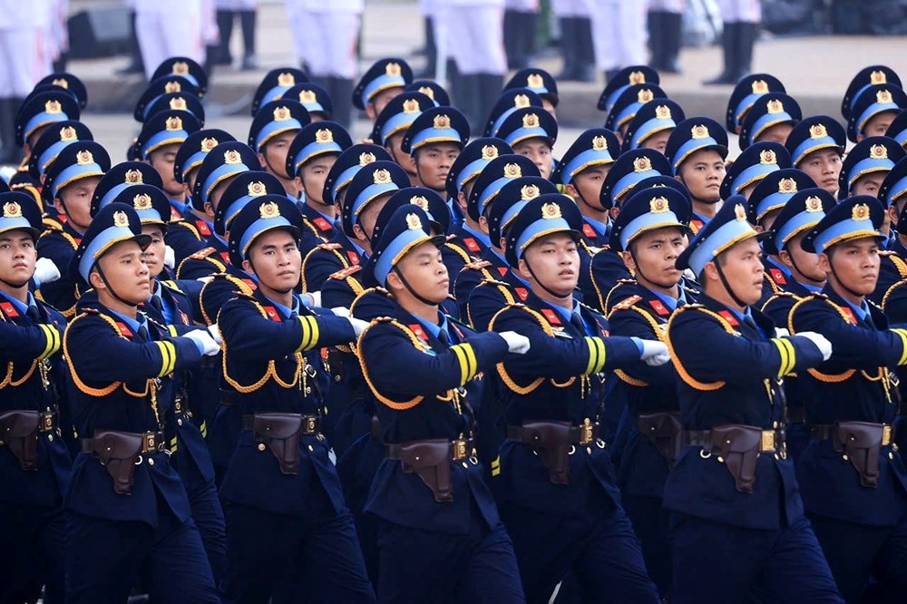 Khí phách người chiến sĩ Công an nhân dân trong bản hùng ca diễu binh - ảnh 6