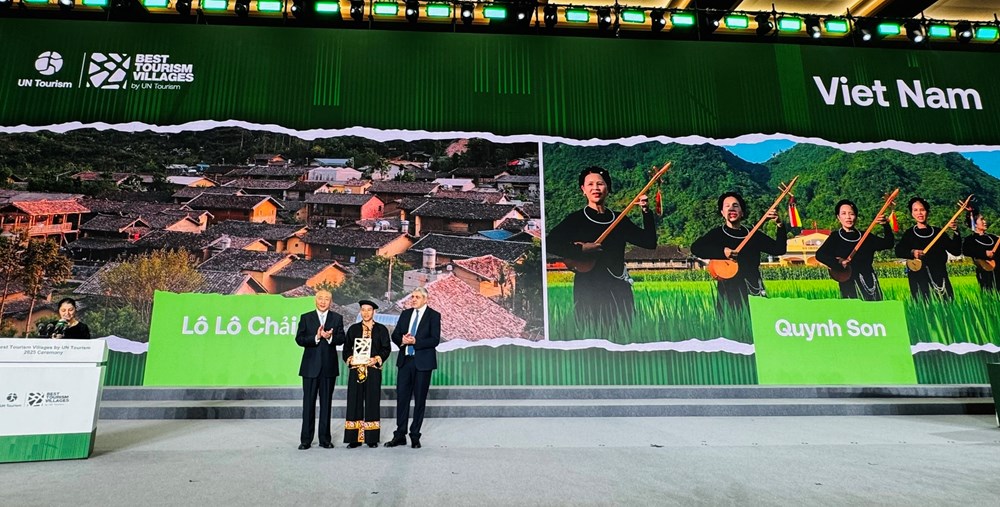 Thôn Lô Lô Chải được UN Tourism vinh danh “Làng du lịch tốt nhất năm 2025” - ảnh 1