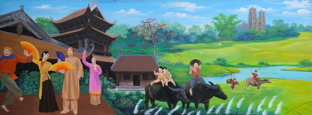 Họa sĩ Ngô Bá Hoàng - người kể chuyện bằng sắc màu “tâm hồn Việt“ - ảnh 2
