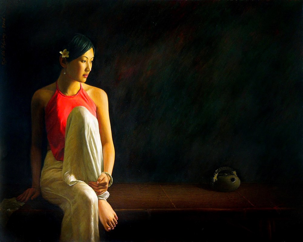 Họa sĩ Ngô Bá Hoàng - người kể chuyện bằng sắc màu “tâm hồn Việt“ - ảnh 1