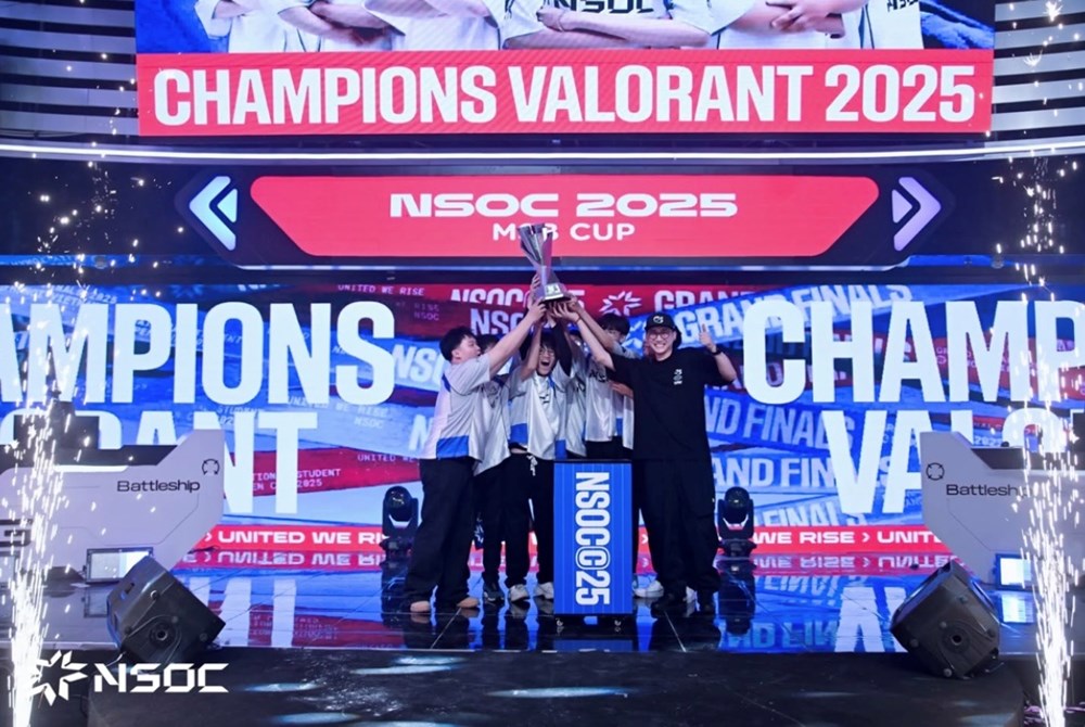 Ngôi vương Valorant NSOC 2025 và dấu ấn sáng tạo của thế hệ trẻ - ảnh 1