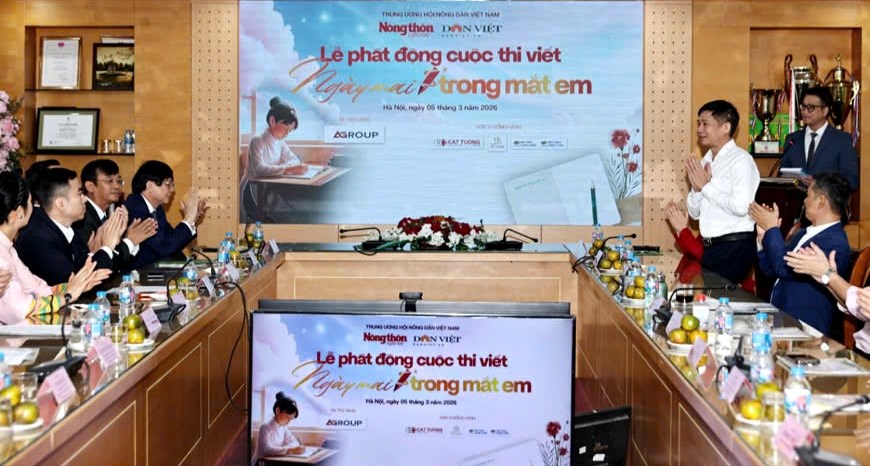 Phát động Cuộc thi viết “Ngày mai trong mắt em” - ảnh 1
