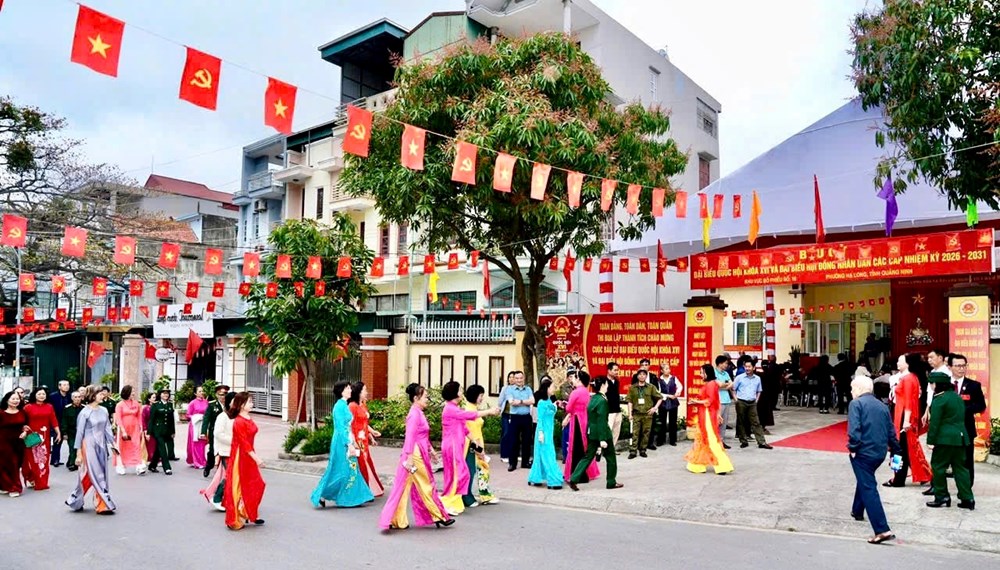 Quảng Ninh: Hơn một triệu cử tri nô nức trong Ngày hội non sông - ảnh 6