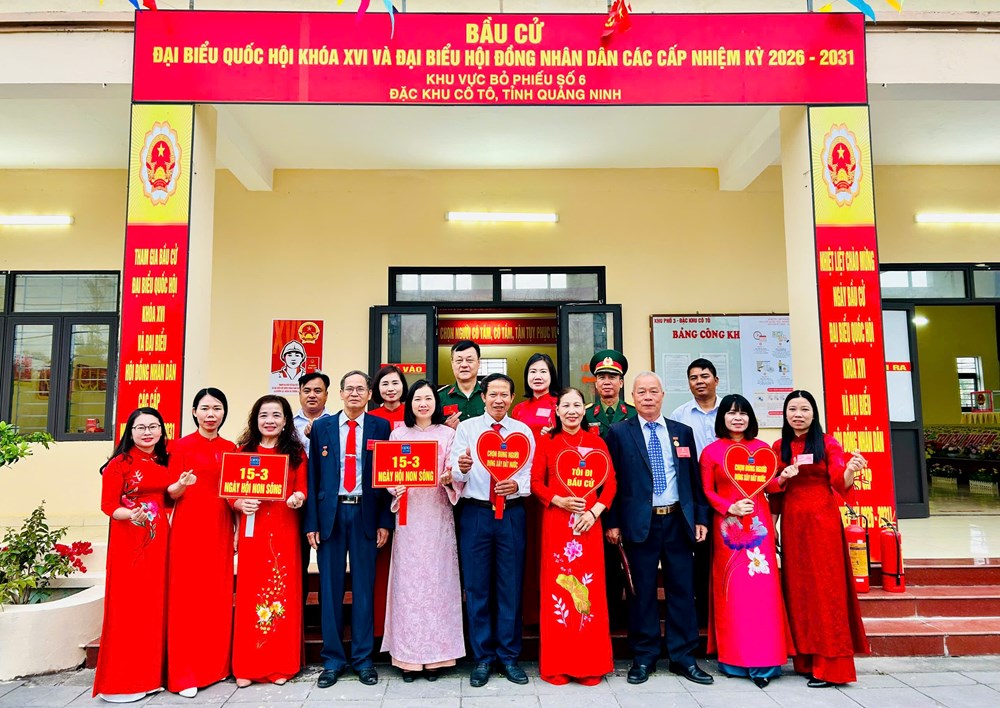 Quảng Ninh: Hơn một triệu cử tri nô nức trong Ngày hội non sông - ảnh 8