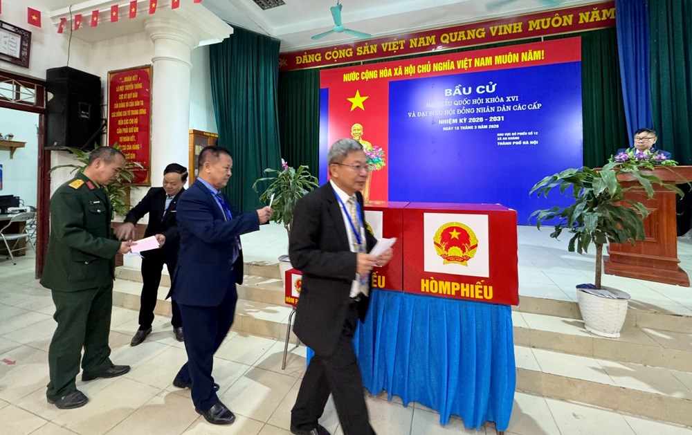 Náo nức ngày hội non sông tại xã An Khánh, Hà Nội - ảnh 10