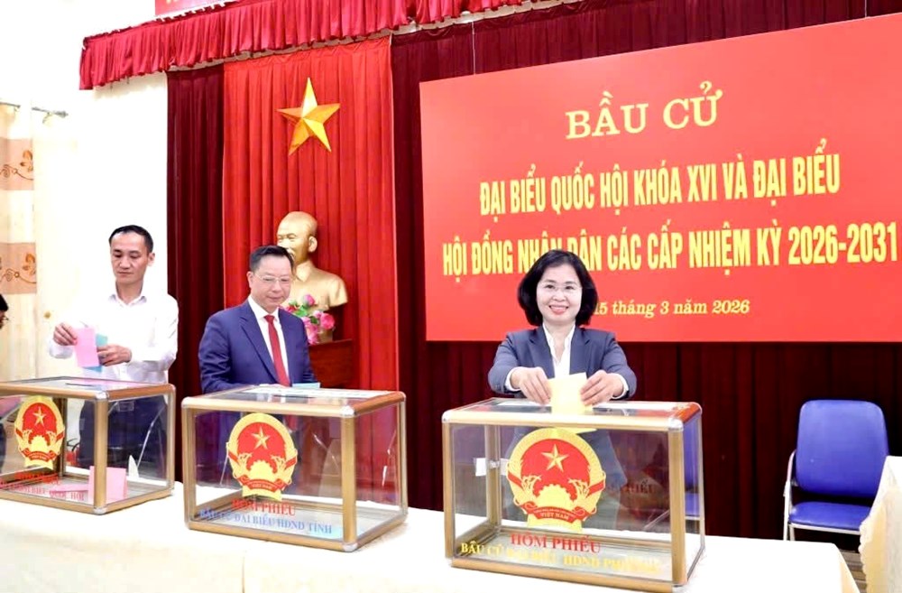 Quảng Ninh: Hơn một triệu cử tri nô nức trong Ngày hội non sông - ảnh 3