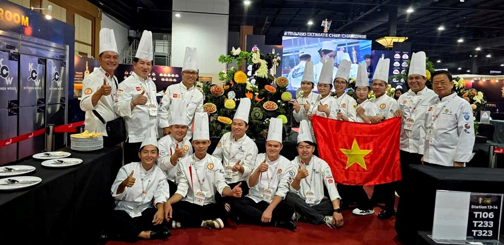 Đội tuyển đầu bếp Việt Nam thắng lớn tại Cuộc thi Đầu bếp Tài năng Thái Lan 2026 - ảnh 3
