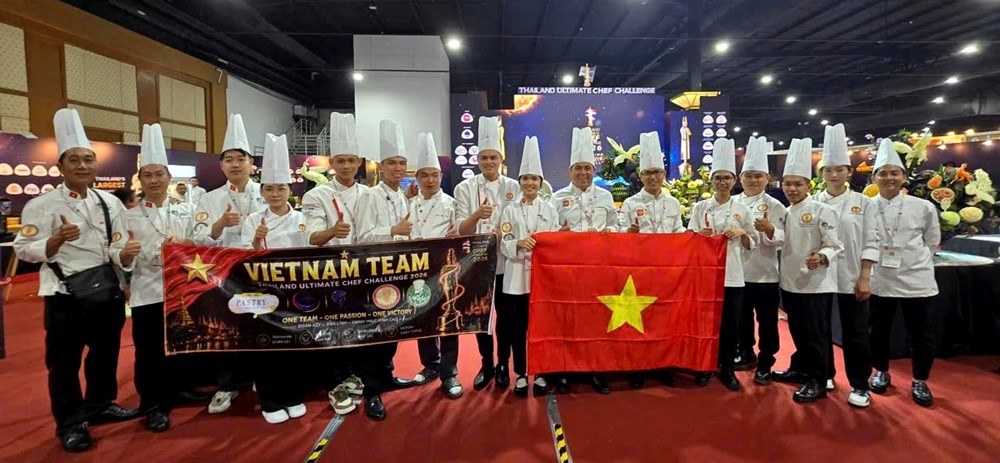 Đội tuyển đầu bếp Việt Nam thắng lớn tại Cuộc thi Đầu bếp Tài năng Thái Lan 2026 - ảnh 6