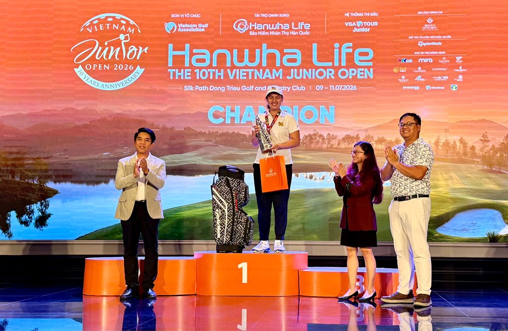 Nữ golfer Thái Lan đăng quang tại Vietnam Junior Open 2026 - ảnh 1